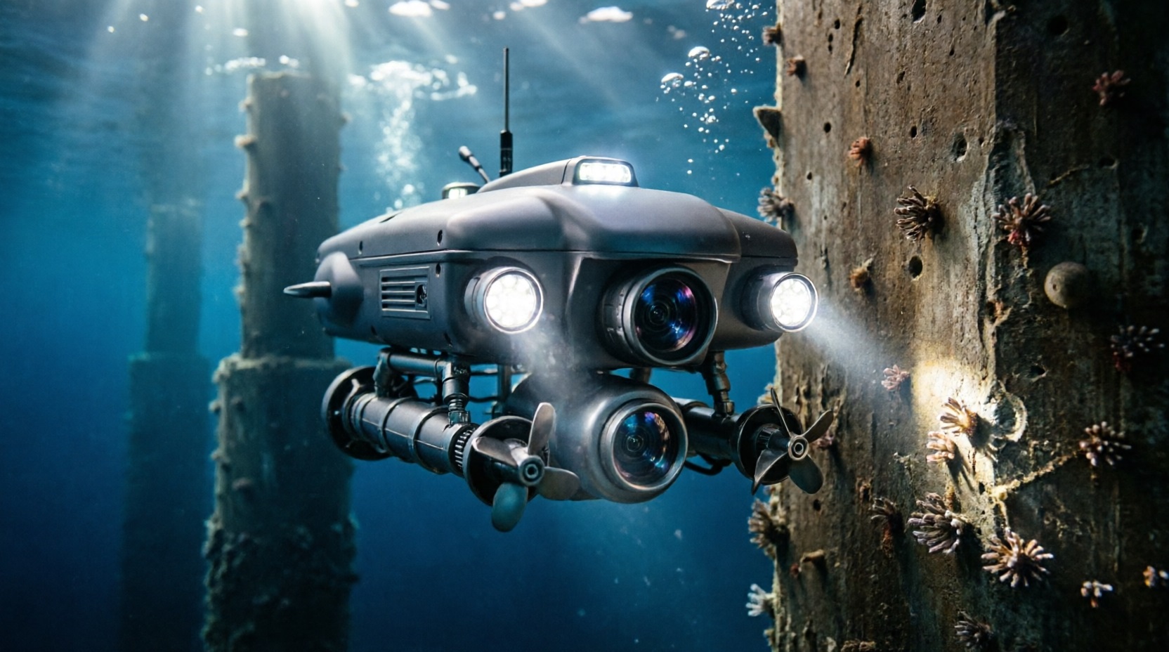 ربات زیر دریایی کنترل از راه دور (ROV)  NZ-100 - رویتگر