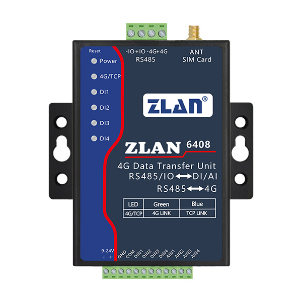 ماژول ورودی و خروجی دیجیتال صنعتی ZLAN6408 - رویتگر