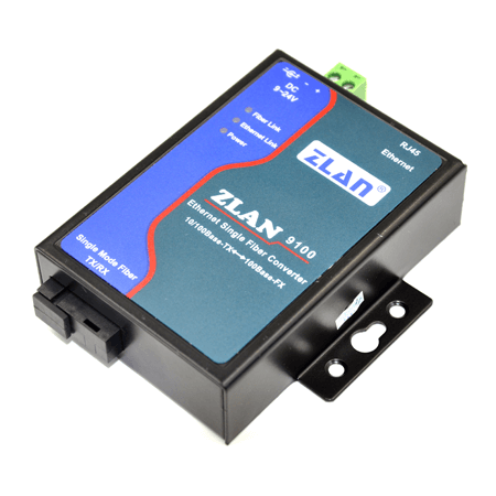مبدل فیبر نوری به اترنت Zlan9100